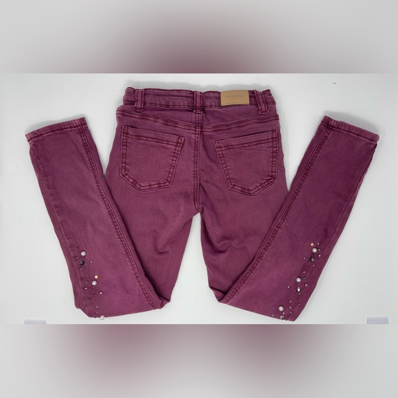 MAYORAL: Purple Jeans with Embellishments, Size 8 - Picture 2 of 7